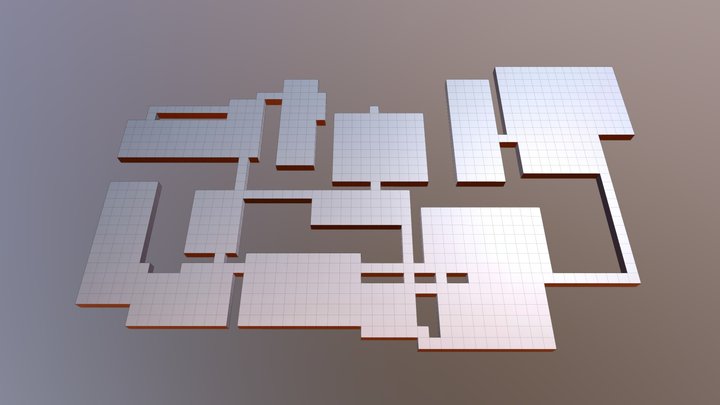 Procedurally Generated Level – Modello 3D gratuito STL