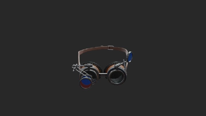 Goggles 3D Model