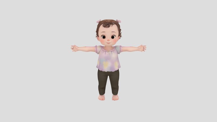 Adorable Embrace 3D Model