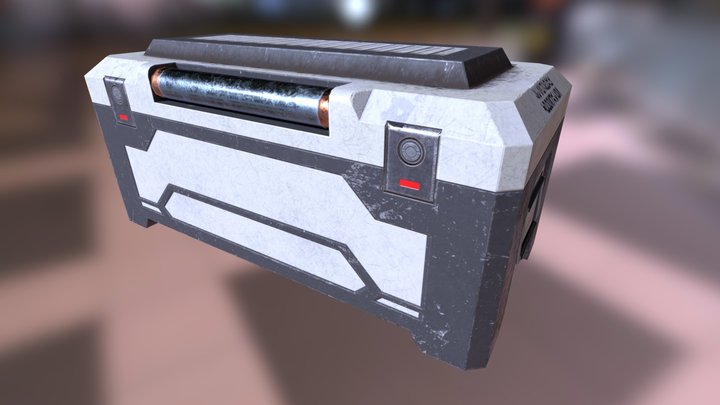 Crate 01 3D Model