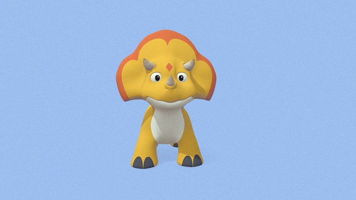 Gabu - Dinosaur King 3D Model