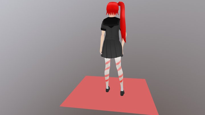 Shisuta High Student (yandere simulator) 3D Model