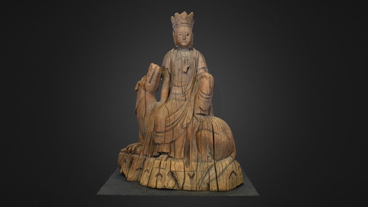 Statue of the Boddhisattva Guanyin 3D Model