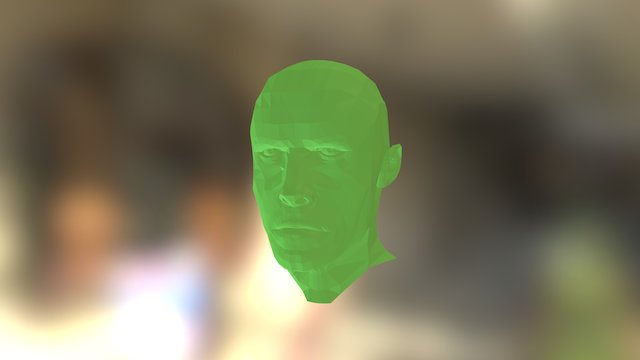 Green Head 3D Model