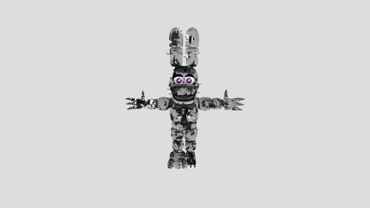 Nightmare Bonnie 3D Model