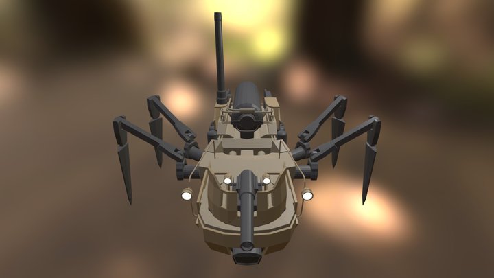 Carbondyle Strife Walker.blend 3D Model