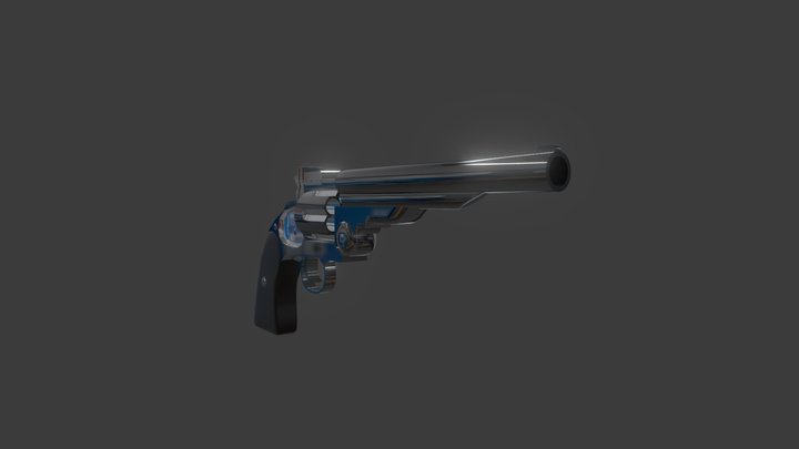 Gun - Revólver 3D Model