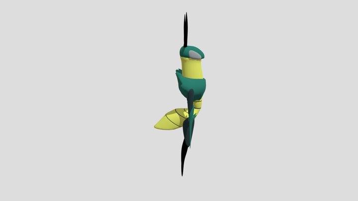 Green Prince SILKSONG (no rig) 3D Model