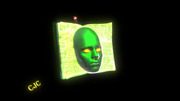 Haunted Spirit Book 3D Model