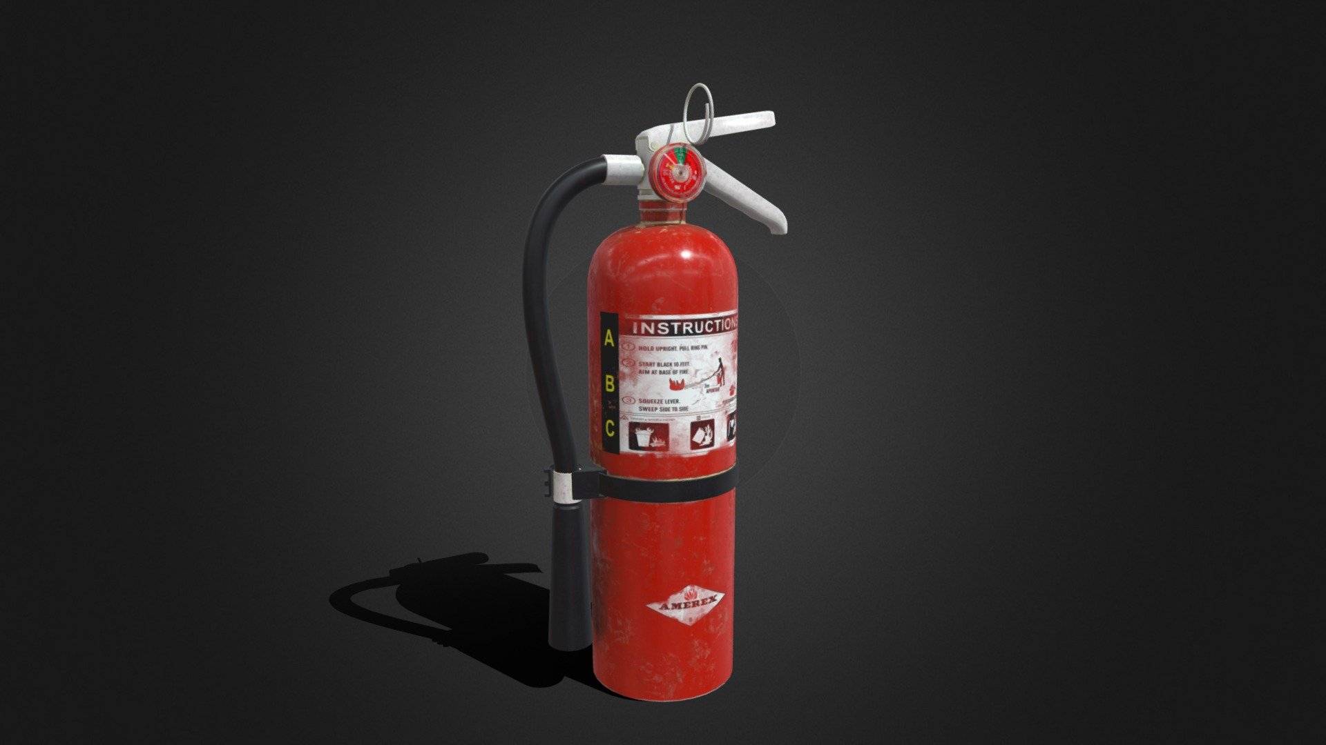 Fire extinguisher (огнетушитель) - 3D model by tenia [a402005] - Sketchfab