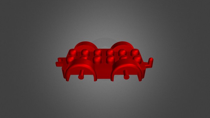 Duplo-Like Car Chasis 3D Model