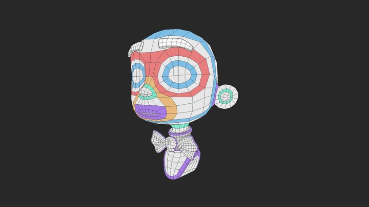 character lowpoly reference 3D Model