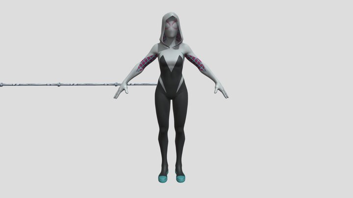 Spider-gwen (mcoc.) 3D Model