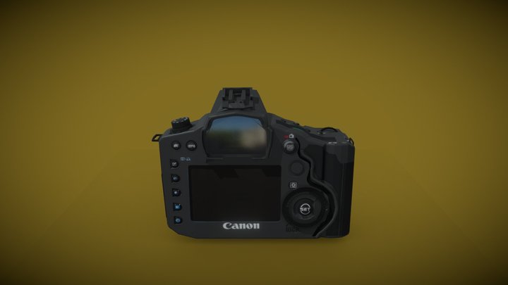 Canon DSLR Camera 3D Model