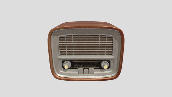 Old Radio 3D Model