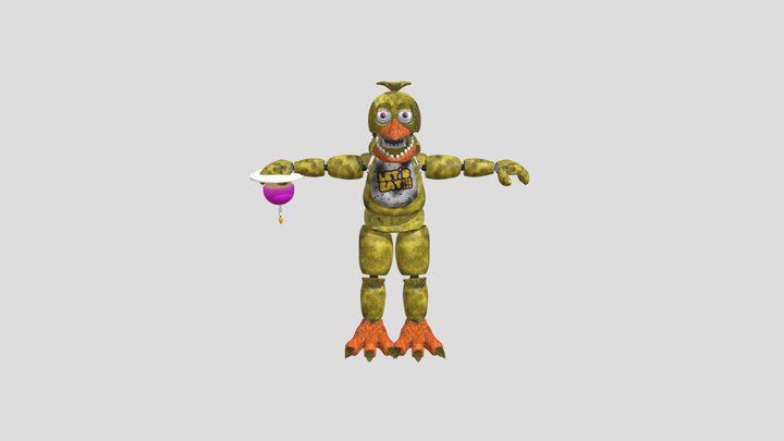 fnaf 6 Funtime Chica - Download Free 3D model by fgvcvvjn