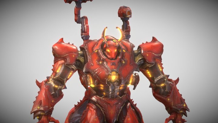 Doom Eternal Dark Lord (UTDM OG Body) 3D Model