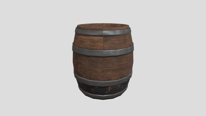 Barrel 3D Model