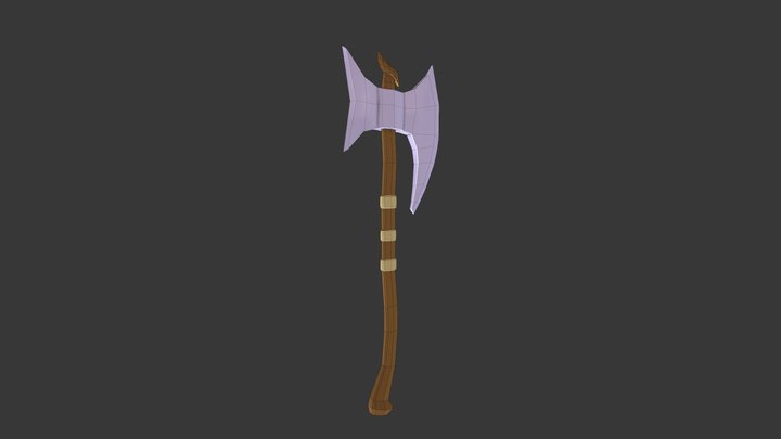 Two-handed axe - Free Download 3D Model