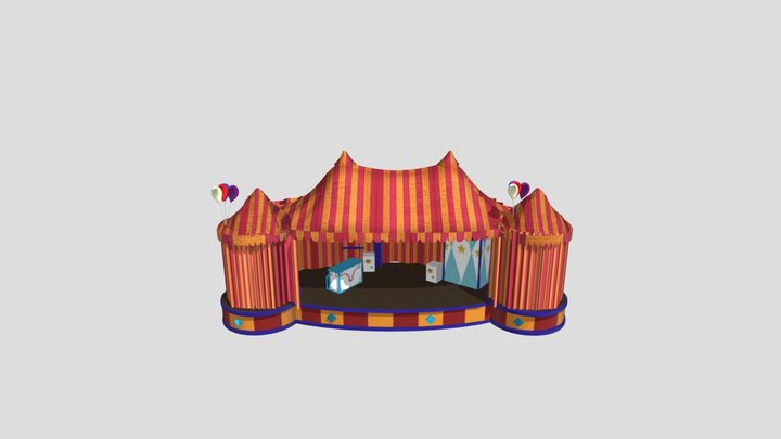 Circus Playhouse stage 3D Model