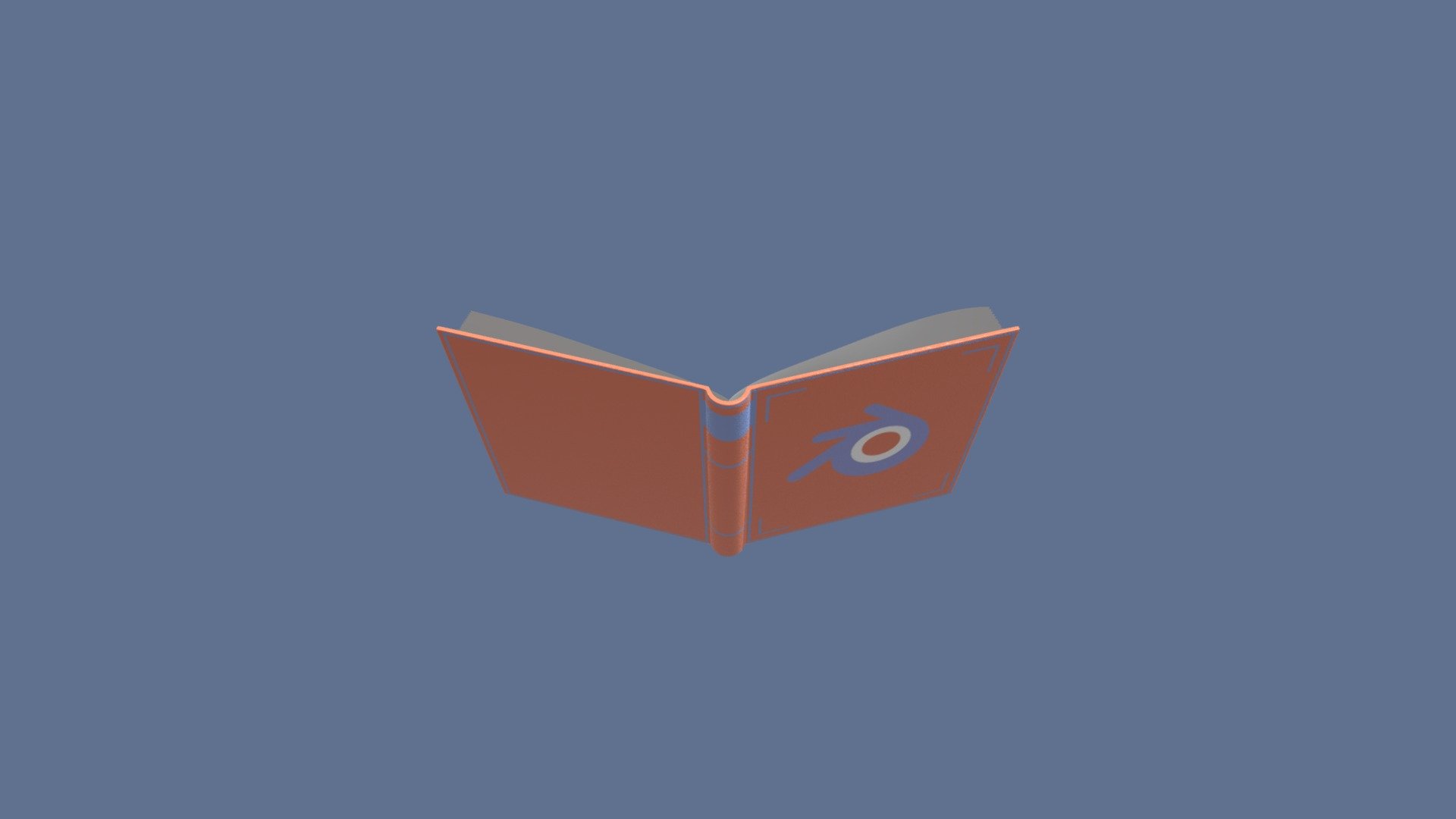 Book Blender Low Poly Download Free 3D model by pixelInsane [a40865f
