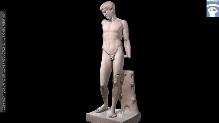 3D rendering of Westmacott Ephebe