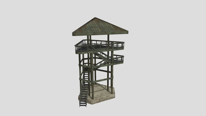 Guard Tower 02 3D Model