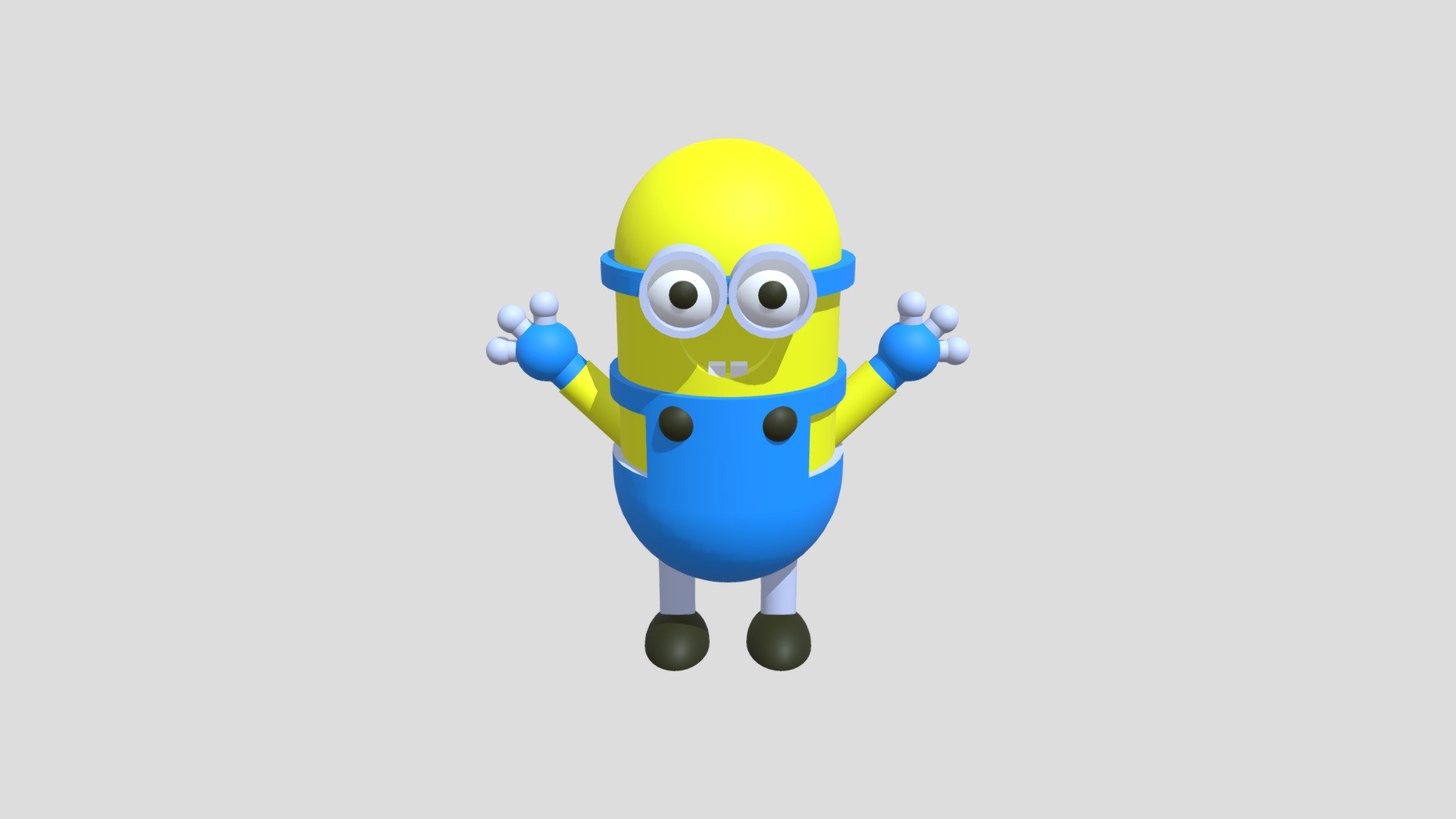 Minion - Download Free 3D model by cccastanedaa [a40987a] - Sketchfab