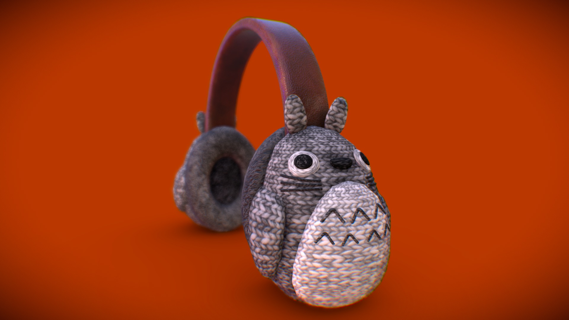 3D model #3December #Day8 The Whisper of Totoro - This is a 3D model of the #3December #Day8 The Whisper of Totoro. The 3D model is about a snake with a long tail.