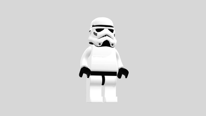Lego Stormtrooper 3D Model