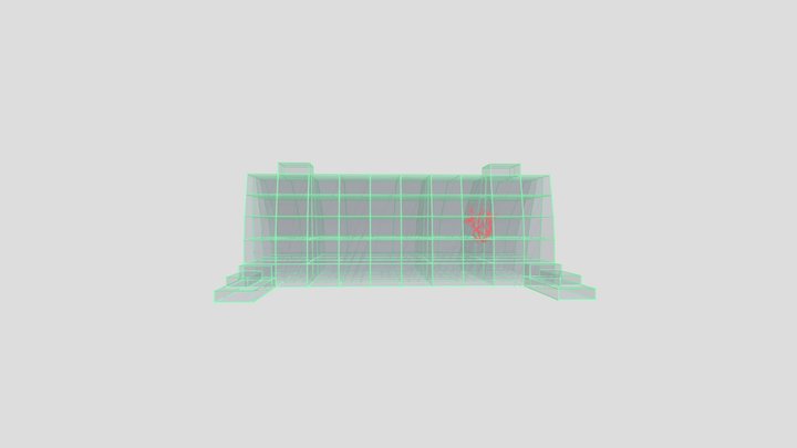 Tiling Dam Only - For Sketchfab 3D Model