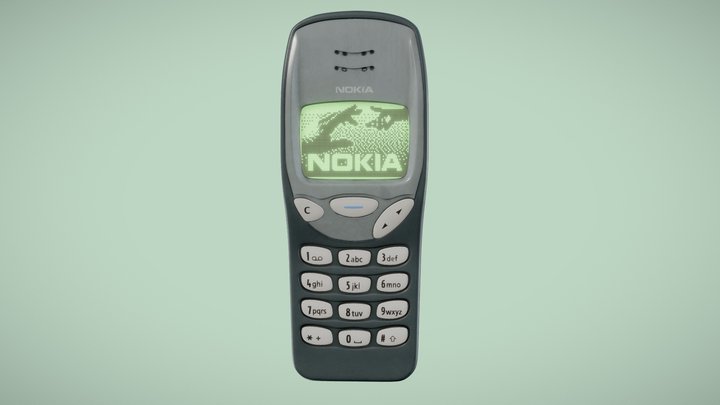 Nokia 3210 3D Model