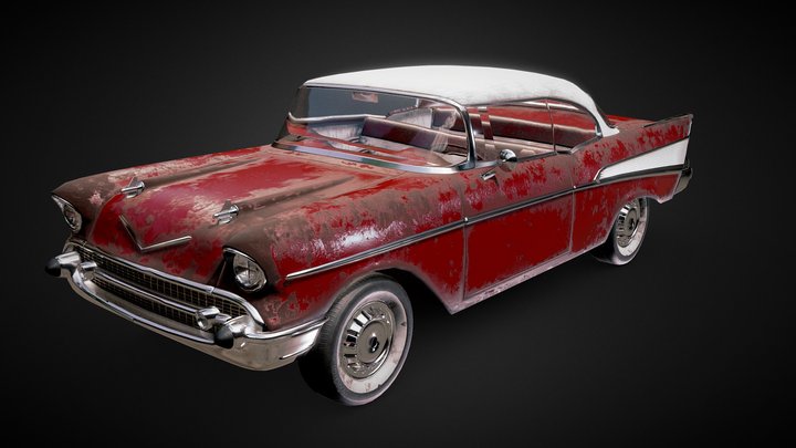 chevy bel air 4k textures 3D Model