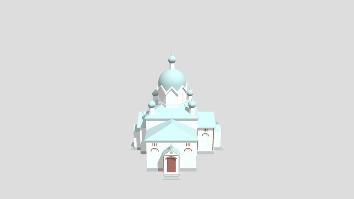 Церква в Полонному 3D Model