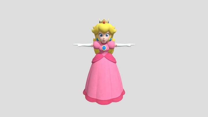 Nintendo Switch - Luigis Mansion 3 - Princess Pe 3D Model