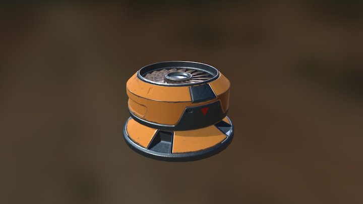 Round Vent 3D Model