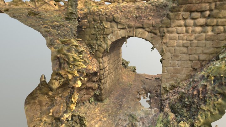 Ponte Medioevo via vallelunga, Rignano Flaminio 3D Model