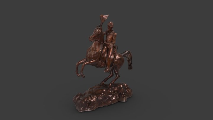Andrew Jackson Zinc Sculpture – Free 3D Model STL