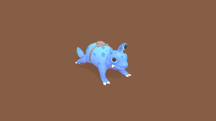 Sam - Space Alien Mount 3D Model