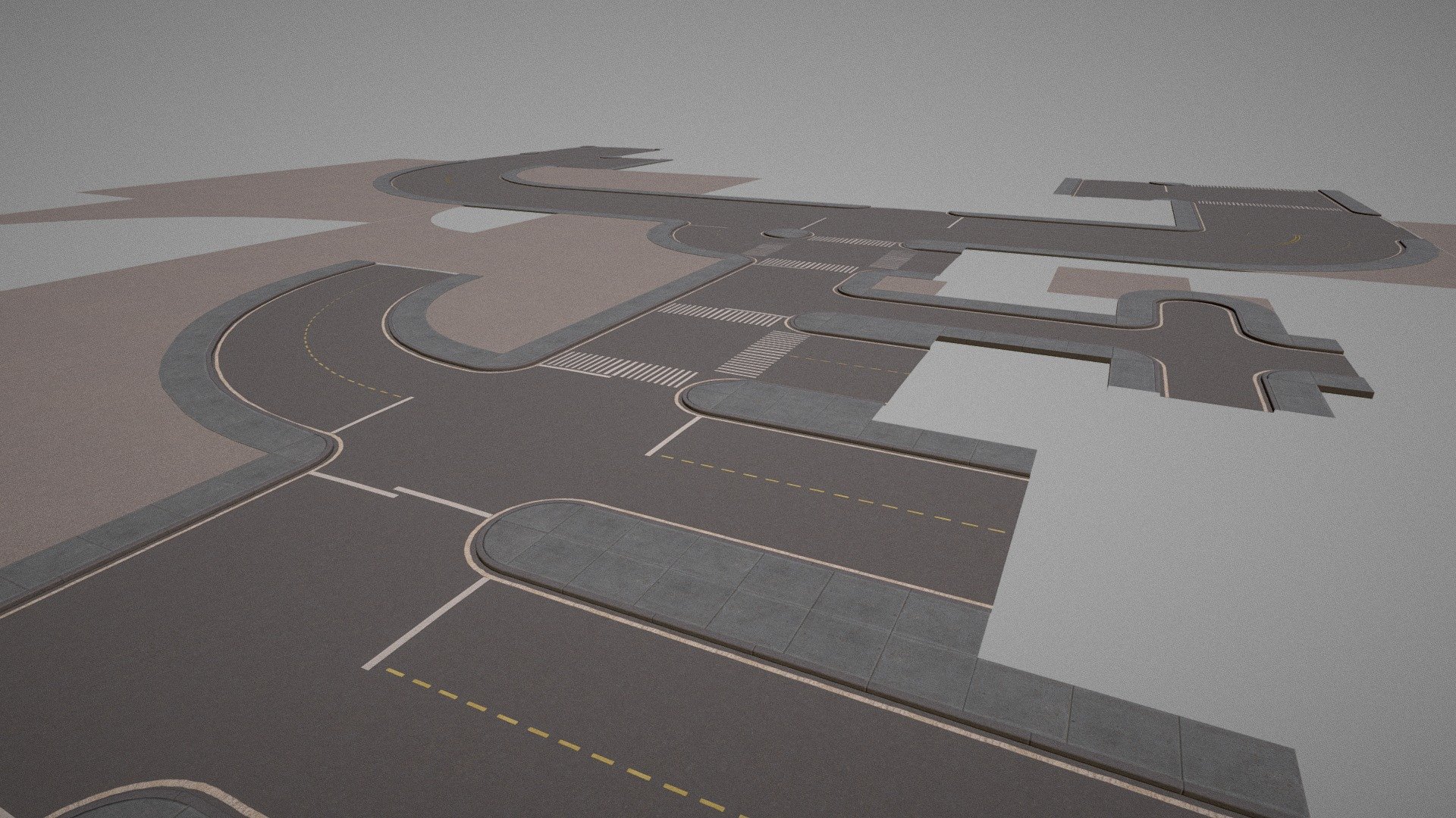 3d model road