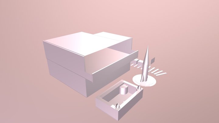 House With A Pool 3D Model