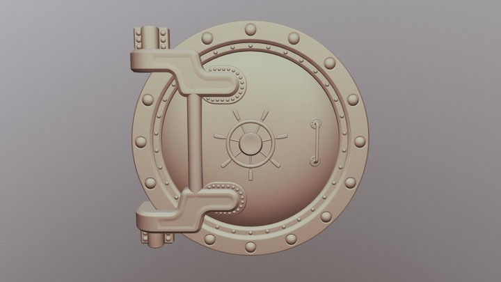 vault door design 3D Model