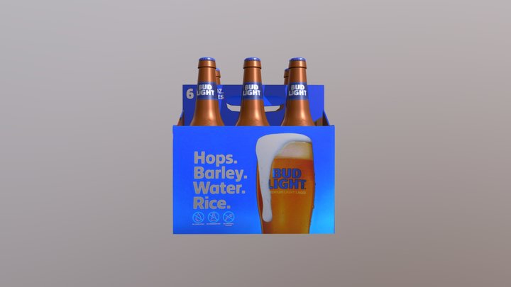 BUD LIGHT 3D Model