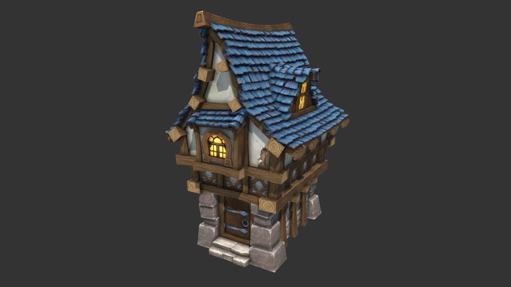 Town House 4 3D Model