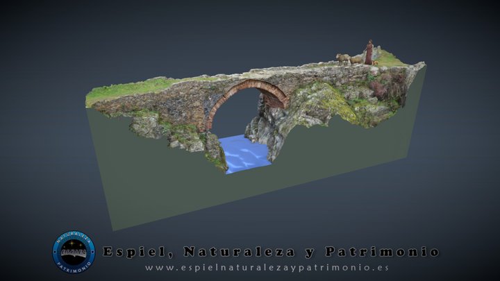 Puente Mocarra (Espiel) 3D Model