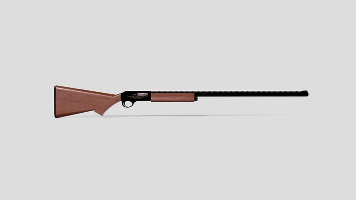 Remington 1100 3D Model