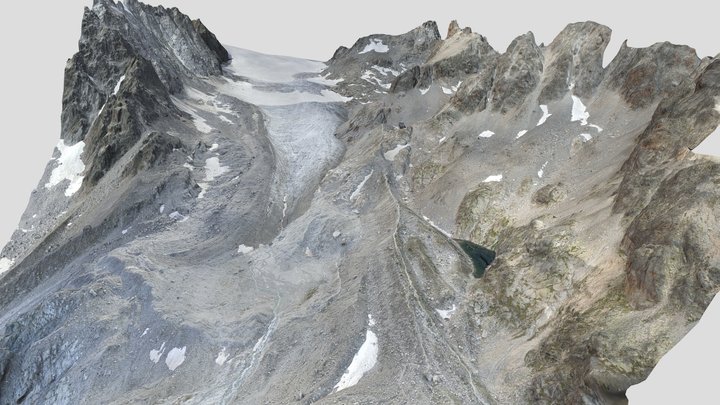 Orny Glacier, Valais (2020.08) 3D Model