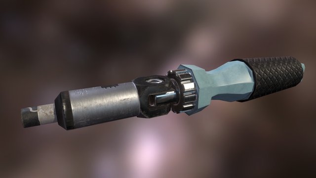 PBR - Torque Screwdriver 3D Model