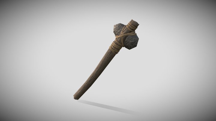 Axe - Stone Age/Primal 3D Model