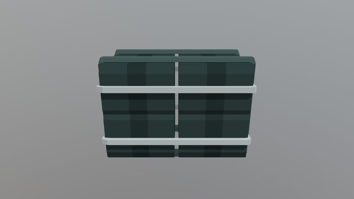 Minecraft - Halo UNSC Crate 3D Model